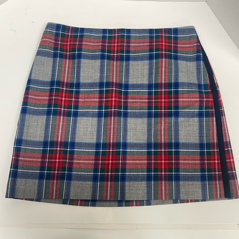 Vineyard Vines Wool Plaid Mini Skirt Size 2